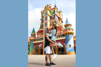 Non Stop acompanha Jaque Sobrinho e Diego em uma escapada romântica que une diversão e natureza em Santa Catarina. (CRÉDITOS: @eutonoparque)