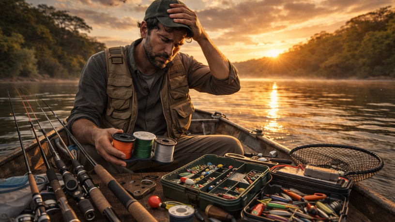 A pescaria para iniciantes exige equipamentos básicos e bem selecionados, destaca Joel Alves.