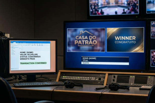 Gafe do Pix revela vencedora antes da hora na final de Casa do Patrão, reality que dividiu atenção com a Globo