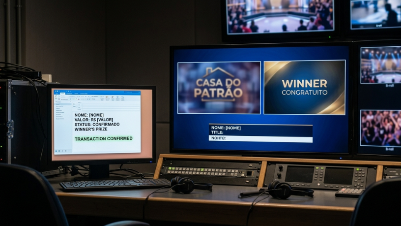 Gafe do Pix revela vencedora antes da hora na final de Casa do Patrão, reality que dividiu atenção com a Globo